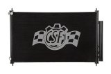 CSF Air Conditioning Condensers 10487 Condenser, Aluminum, Black, for use on Honda®, Each thumbnail 4
