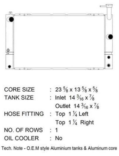 CSF Radiators 3837 Radiator, Aluminum/Plastic, Natural, Crossflow, Upper Driver Side Inlet, Upper Passenger Side Outlet, Toyota, Each thumbnail 1