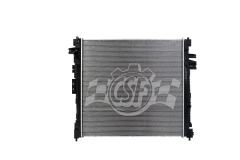 CSF Radiators 3844 Radiator, Aluminum/Plastic, Natural, Crossflow, Upper Driver Side Inlet, Lower Passenger Side Outlet, Turbocharged, Chevy, Each thumbnail 3