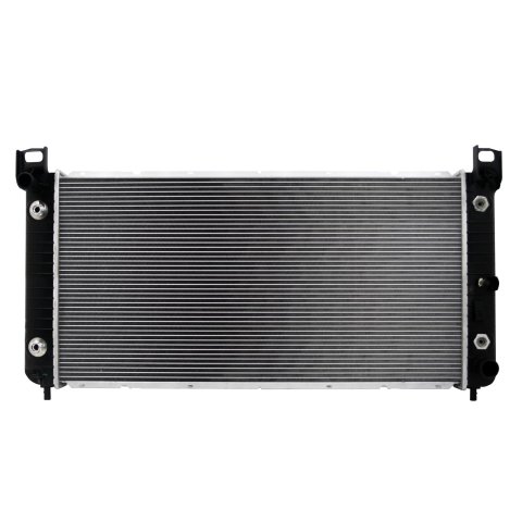 CSF Radiators 3831 Radiator, Aluminum/Plastic, Natural, Crossflow, Upper Driver Side Inlet, Lower Passenger Side Outlet, Cadillac, Chevy, GMC, Hummer, Each thumbnail 2