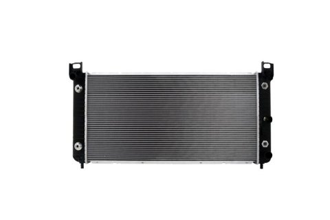 CSF Radiators 3831 Radiator, Aluminum/Plastic, Natural, Crossflow, Upper Driver Side Inlet, Lower Passenger Side Outlet, Cadillac, Chevy, GMC, Hummer, Each thumbnail 4