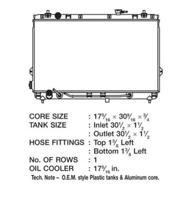 CSF Radiators 3409 Kia Sedona thumbnail 1