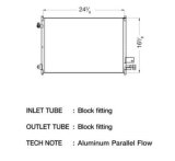 CSF Air Conditioning Condensers 10568 Condenser, Aluminum, Natural, Ford, Each thumbnail 1