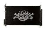 CSF Air Conditioning Condensers 10435 Condenser, Aluminum, Black, for use on Honda®, Each thumbnail 4