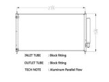 CSF Air Conditioning Condensers for 2014 ACCORD - 10711 Condenser, Aluminum, Black, use on Honda®, Each thumbnail 1