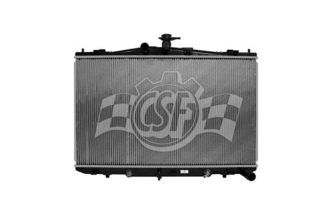 CSF Radiators 3823 Radiator, Aluminum/Plastic, Natural, Downflow, Upper Driver Side Inlet, Lower Passenger Side Outlet, Toyota, Each thumbnail 2