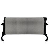 CSF Radiators 3870 Radiator, Aluminum/Plastic, Natural, Crossflow, Upper Driver Side Inlet, Lower Passenger Side Outlet, for Hyundai, Each thumbnail 3