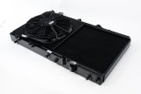 CSF Racing Radiators for 1992-2000 CIVIC, 1994-2001 INTEGRA - 2850KB Honda/Acura K-Swap Radiator Black Finish thumbnail 6