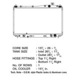 CSF Radiators 2800 Honda Civic thumbnail 1