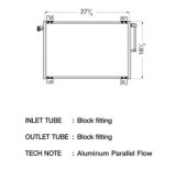 CSF Air Conditioning Condensers 10566 Condenser, Aluminum, Black, Chevy, Each thumbnail 1