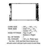CSF Radiators 3692 Radiator, OE Replacement, Aluminum/Plastic, Natural, Mercedes-Benz, Each thumbnail 1