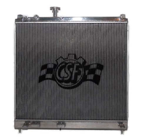 CSF Racing Radiators 3328 Radiator, Racing, Aluminum, Polished, Nissan, Infinity, Each