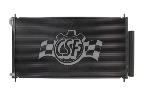 CSF Air Conditioning Condensers for 2012-2014 CIVIC - 10712 Condenser, Aluminum, Black, use on Honda®, Each thumbnail 4