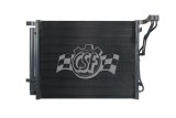 CSF Air Conditioning Condensers 10719 Condenser, Aluminum, Black, for use on Hyundai/Kia, Each thumbnail 4