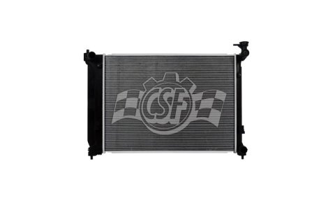 CSF Radiators 3755 Radiator, OE Replacement, Aluminum/Plastic, Natural, for use on Hyundai, Each thumbnail 4