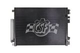CSF Air Conditioning Condensers 10557 Condenser, Aluminum, Black, Chrysler, Each thumbnail 4
