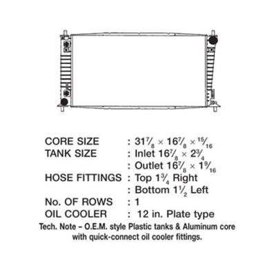 CSF Radiators 3276 Ford Expedition thumbnail 1