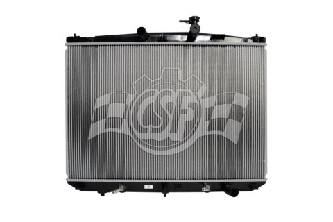 CSF Radiators 3827 Radiator, Aluminum/Plastic, Natural, Downflow, Upper Driver Side Inlet, Lower Passenger Side Outlet, Lexus, Each thumbnail 2