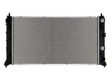 CSF Radiators for 2019-2023 SIERRA 1500, SILVERADO 1500 - 3880 Radiator, Aluminum/Plastic, Natural, Crossflow, Upper Driver Side Inlet, Lower Passenger Side Outlet, Chevy, GMC, Each thumbnail 2