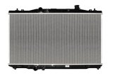 CSF Radiators 3881 Radiator, Aluminum/Plastic, Natural, Downflow, Upper Driver Side Inlet, Lower Driver Side Outlet, for use on Honda®, Each thumbnail 2