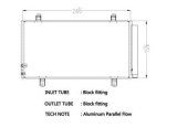 CSF Air Conditioning Condensers 10741 Condenser, Aluminum, Black, Toyota, Each thumbnail 1