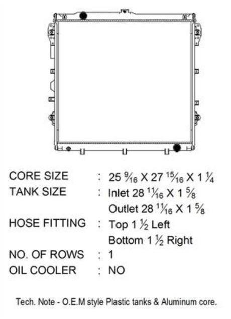 CSF Radiators 3776 Toyota Sequoia/Tundra thumbnail 3