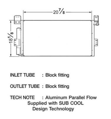 CSF Air Conditioning Condensers 10449 Condenser, Aluminum, Natural, Toyota, Each thumbnail 1