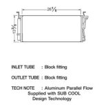 CSF Air Conditioning Condensers 10468 Condenser, Aluminum, Natural, for use on Hyundai, Each thumbnail 1