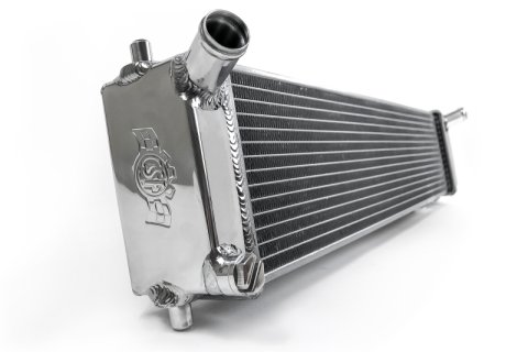 CSF Racing Radiators for 1998-2005 911, 2000-2004 BOXSTER - 7057 Radiator, Racing, Aluminum, Polished, Porsche, Carrera, Boxster, 986, 996, Center, Each thumbnail 8