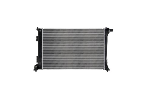 CSF Radiators 3876 Radiator, Aluminum/Plastic, Natural, Crossflow, Upper Passenger Side Inlet, Lower Driver Side Outlet, for Kia, Each thumbnail 1