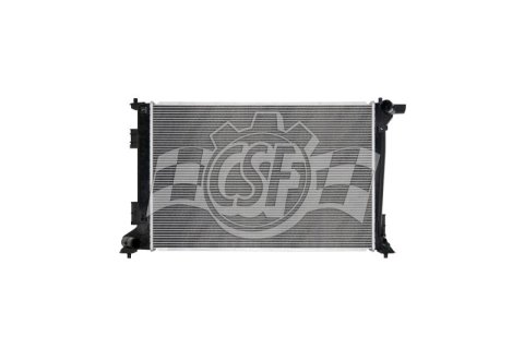 CSF Radiators 3876 Radiator, Aluminum/Plastic, Natural, Crossflow, Upper Passenger Side Inlet, Lower Driver Side Outlet, for Kia, Each thumbnail 3