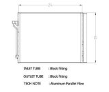 CSF Air Conditioning Condensers 10688 Condenser, Aluminum, Black, BMW, Each thumbnail 1