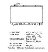 CSF Radiators for 1996-1997 RAV4 - 2623 Toyota Rav 4 thumbnail 1