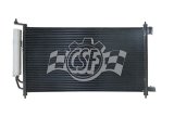 CSF Air Conditioning Condensers 10508 Condenser, Aluminum, Natural, Nissan, Each thumbnail 4