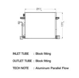CSF Air Conditioning Condensers 10608 Condenser, Aluminum, Black, Dodge, Each thumbnail 1