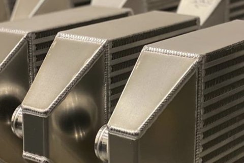 CSF Intercooler Cores 8054 Core, Air-to-Air, Vertical Flow, Aluminum, 26.7 in. Width, 5.9 in. Height, 4.5 in. Depth, Each thumbnail 7
