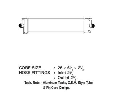 CSF Intercoolers 6036 Intercooler, Aluminum, Black, Ford, Each thumbnail 1