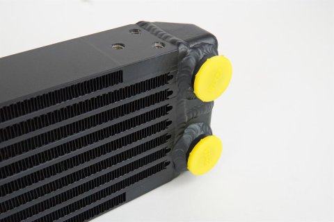 CSF Fluid Coolers for 1973 911 - 8201 Cooler, Engine Oil, Power Steering, Transmission Fluid, Differential Fluid, Plate Type, Dual Pass, Aluminum, Black, Porsche, Each thumbnail 2