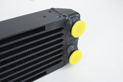 CSF Fluid Coolers for 1973 911 - 8201 Cooler, Engine Oil, Power Steering, Transmission Fluid, Differential Fluid, Plate Type, Dual Pass, Aluminum, Black, Porsche, Each thumbnail 8