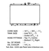 CSF Radiators for 2008-2013 HIGHLANDER - 3375 Toyota Highlander thumbnail 1