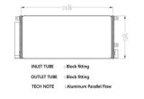CSF Air Conditioning Condensers 10690 Condenser, Aluminum, Black, Buick, Each thumbnail 1