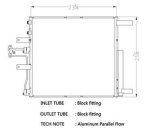 CSF Air Conditioning Condensers 10702 Condenser, Aluminum, Black, Dodge, Each thumbnail 1