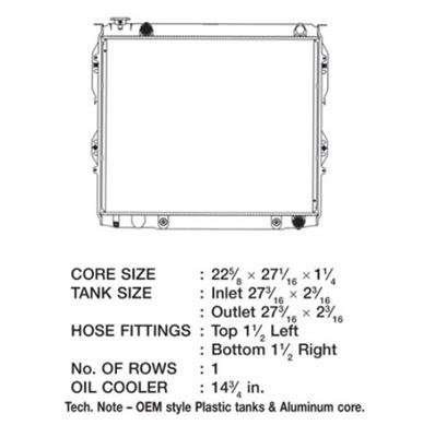 CSF Radiators 3237 Toyota Tundra thumbnail 1