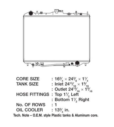 CSF Radiators 2932 Honda Passport thumbnail 3