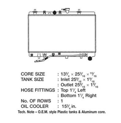 CSF Radiators for 2003-2005 RIO - 3294 Kia Rio thumbnail 1