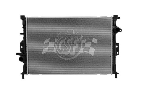 CSF Radiators 3707 Radiator, OE Replacement, Aluminum/Plastic, Natural, Land Rover, Volvo, Each thumbnail 4