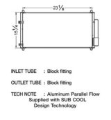 CSF Air Conditioning Condensers 10477 Condenser, Aluminum, Natural, Scion, Each thumbnail 1