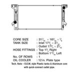 CSF Radiators 3545 Radiator, OE Replacement, Aluminum/Plastic, Natural, Lincoln, Navigator, Each thumbnail 1
