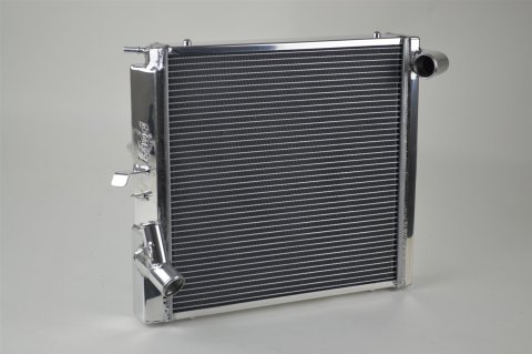 CSF Racing Radiators for 2011-2016 911, 2013-2016 BOXSTER, 2014-2016 CAYMAN - 7067 Radiator, Racing, Aluminum, Polished, Porsche, Carrera, Boxster, Cayman, 991, 981, Right Side, Each thumbnail 1