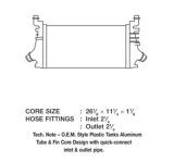 CSF Intercoolers 6004 Intercooler, Aluminum, Natural, Chevy, Each thumbnail 1